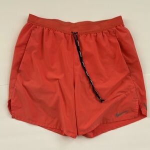 Men’s Nike Coral Athletic Shorts with Elastic Waistband